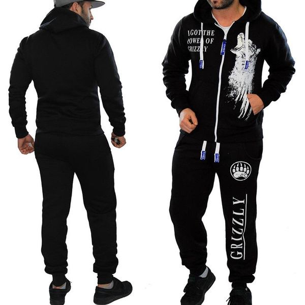 men's tracksuits zogga brand mens jogger sets casual 2 piece set with pants sweat suit print black white men outfits fashion tracksuit, Gray
men's tracksuits zogga brand mens jogger sets casual 2 piece set with pants sweat suit print black white men outfits fashion tracksuit, Gray