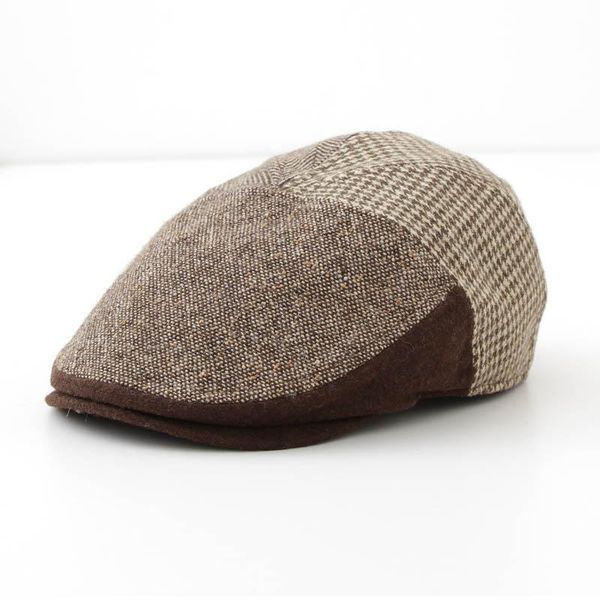 visors casual wool patchwork beret hats flat captain caps earflaps classic vintage walking cap, Blue;gray
visors casual wool patchwork beret hats flat captain caps earflaps classic vintage walking cap, Blue;gray