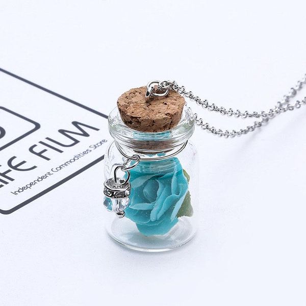 arrivals glow in the dark jewelry glowing flower delicate necklace mini glass wishing bottle pendant necklaces beads, Silver
arrivals glow in the dark jewelry glowing flower delicate necklace mini glass wishing bottle pendant necklaces beads, Silver