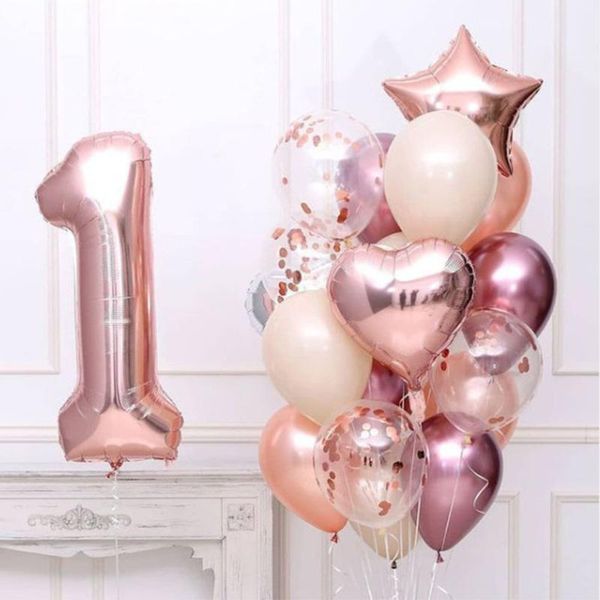 1set rose gold birthday balloon set with 32inch number balloons 3/3rd birthday party decorations kids aniversare 9/1/3 years old
1set rose gold birthday balloon set with 32inch number balloons 3/3rd birthday party decorations kids aniversare 9/1/3 years old