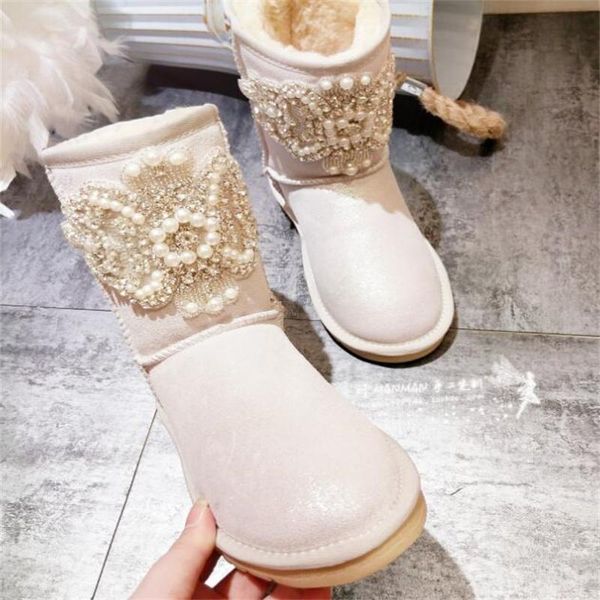 boots large size snow flat bottom wool cowhide rhinestone pearl white tube cotton female lace drill, Black
boots large size snow flat bottom wool cowhide rhinestone pearl white tube cotton female lace drill, Black