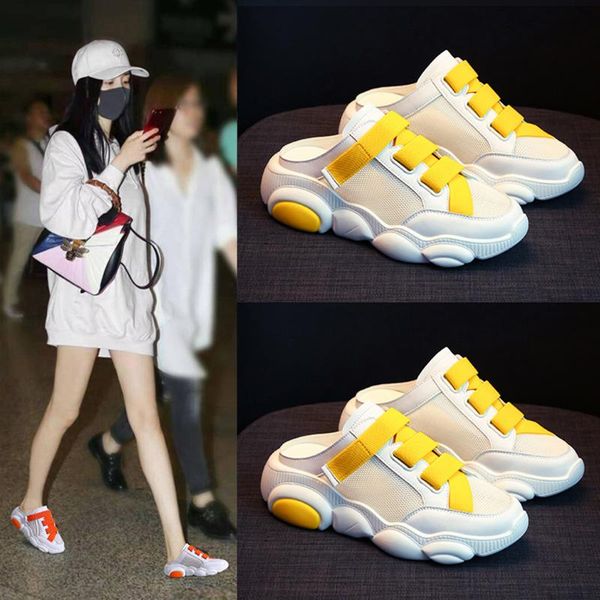 slippers bag half for women 2021 fashion sandal sports small white flip-flops spring web celebrity, Black
slippers bag half for women 2021 fashion sandal sports small white flip-flops spring web celebrity, Black