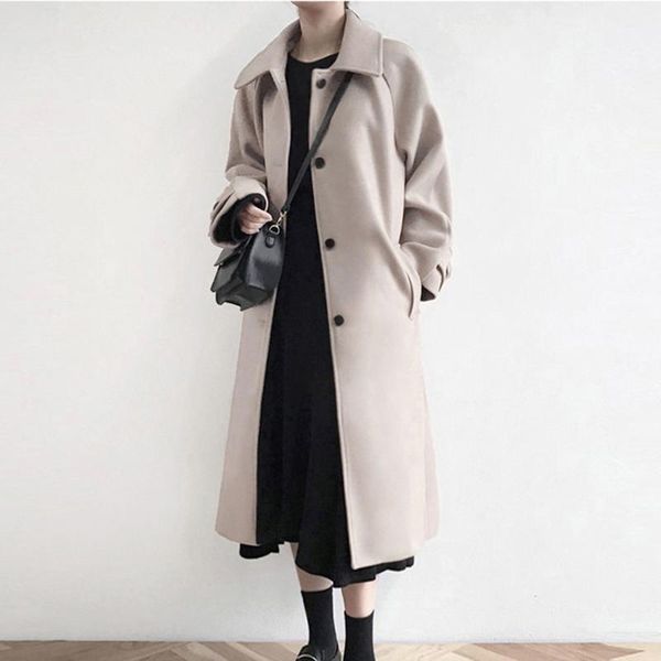 women's wool & blends ladies long warm slim office overcoat winter vintage elegant coat trench jacket chic windbreaker outwear 2021, Black
women's wool & blends ladies long warm slim office overcoat winter vintage elegant coat trench jacket chic windbreaker outwear 2021, Black
