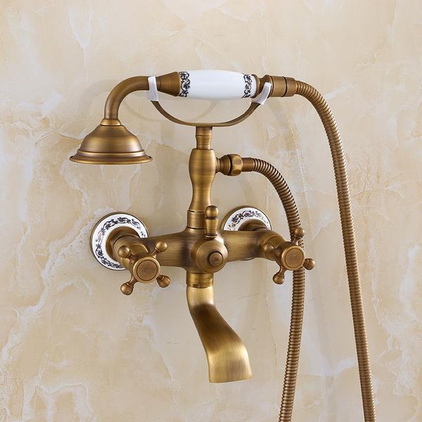 european style luxury antique brass bathroom shower faucet rain head+tub + hand mixer sets
european style luxury antique brass bathroom shower faucet rain head+tub + hand mixer sets
