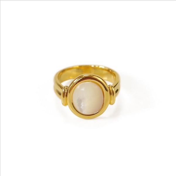 freshwater fritillary shell ring female vacuum plating real gold light luxury temperament design, Silver
freshwater fritillary shell ring female vacuum plating real gold light luxury temperament design, Silver