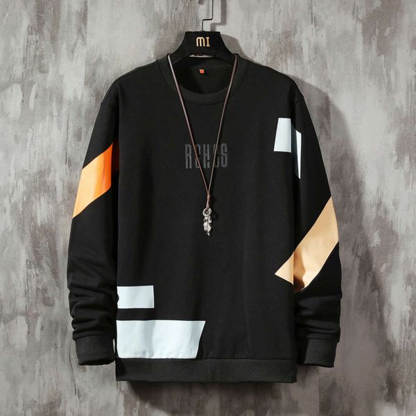 2021 patchwork color sweatshirt gentlemen hoodies lent herfst hoody casual streetwear clothing, Black
2021 patchwork color sweatshirt gentlemen hoodies lent herfst hoody casual streetwear clothing, Black