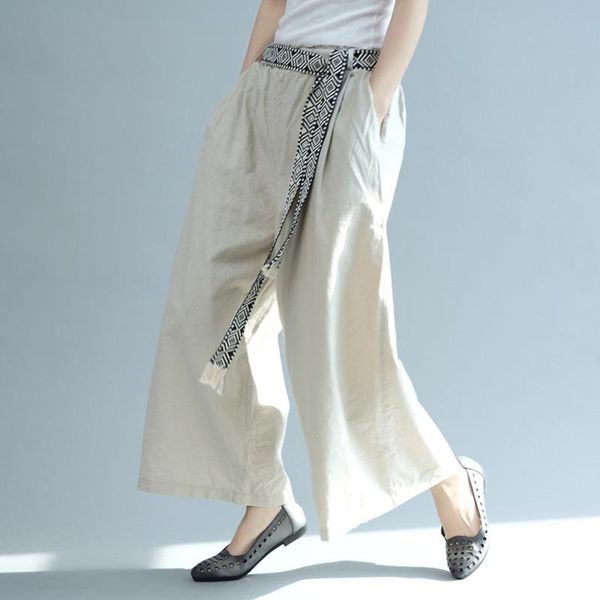 women's pants & capris #1927 wide leg women high waist vintage loose cotton linen with belt thin plus size summer trousers womens beige, Black;white
women's pants & capris #1927 wide leg women high waist vintage loose cotton linen with belt thin plus size summer trousers womens beige, Black;white