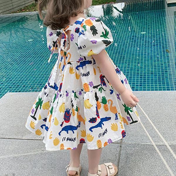 girl's dresses flower summer cosy ruffle floral dress girls sweet princess children colorful print puff sleeve party kids clothes, Red;yellow
girl's dresses flower summer cosy ruffle floral dress girls sweet princess children colorful print puff sleeve party kids clothes, Red;yellow
