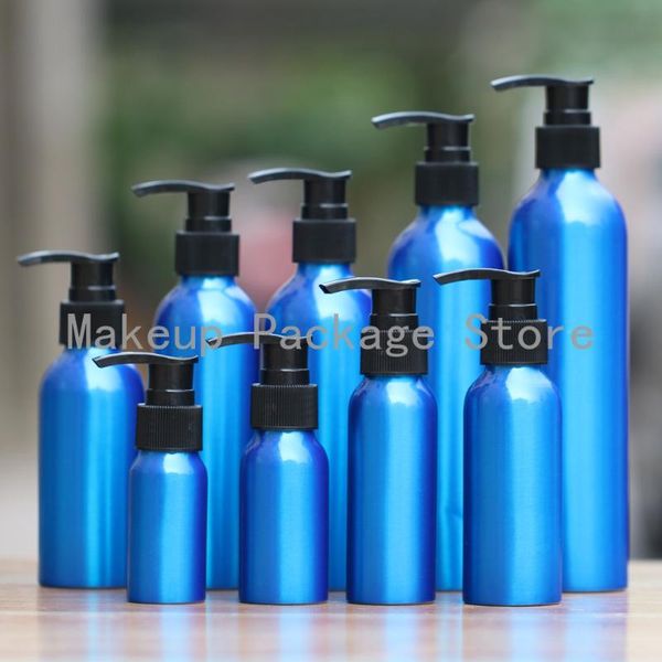 storage bottles & jars 10pcs 30-500ml blue aluminum empty lotion bottle plastic black emulsion pressure pump cosmetic jar sample subpackage
storage bottles & jars 10pcs 30-500ml blue aluminum empty lotion bottle plastic black emulsion pressure pump cosmetic jar sample subpackage