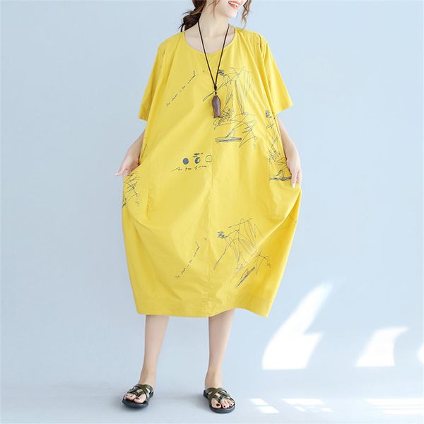 dress summer women dressed literary oversight medium-long thin print extra size large 5xl, a528 6xl yellow white dddu, Black;gray
dress summer women dressed literary oversight medium-long thin print extra size large 5xl, a528 6xl yellow white dddu, Black;gray