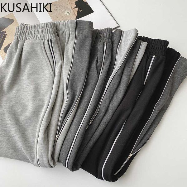 kusahiki spring korean causal sweat pants stretch high waist women ankle trousers size zipper harem pants mujer 6e583 210602, Black;white
kusahiki spring korean causal sweat pants stretch high waist women ankle trousers size zipper harem pants mujer 6e583 210602, Black;white