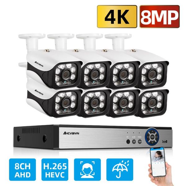 video surveillance kit 8mp hd outdoor cctv system 8ch 4k dvr 8pcs ahd waterproof camera set wireless kits
video surveillance kit 8mp hd outdoor cctv system 8ch 4k dvr 8pcs ahd waterproof camera set wireless kits