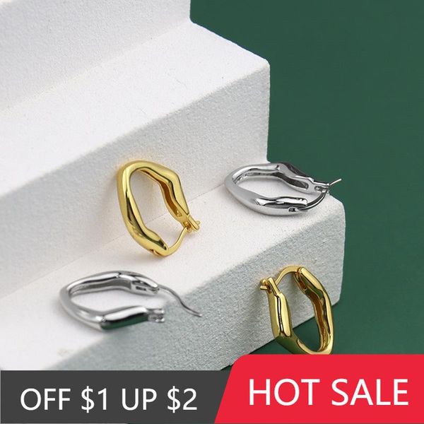 sterling silver irregular geometric hoop earrings for women simple light luxury jewelry gifts & huggie, Golden;silver
sterling silver irregular geometric hoop earrings for women simple light luxury jewelry gifts & huggie, Golden;silver