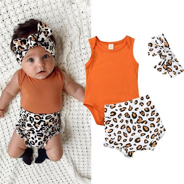 clothing sets baby girl boy clothes born for female outfit infant set 3pcs tank + leopard short pants headband, White
clothing sets baby girl boy clothes born for female outfit infant set 3pcs tank + leopard short pants headband, White