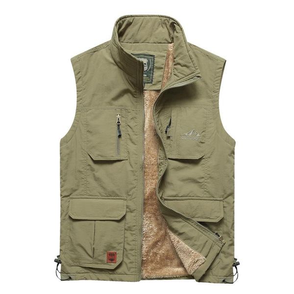 men's vests winter men fleece warm vest multi pocket autumn male casual thick military waistcoat pographer sleeveless jacket m-4xl, Black;white
men's vests winter men fleece warm vest multi pocket autumn male casual thick military waistcoat pographer sleeveless jacket m-4xl, Black;white