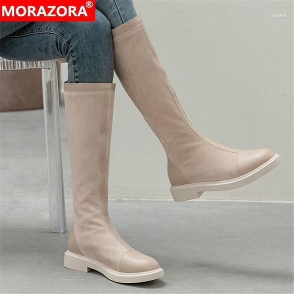 boots morazora 2021 arrival women comfortable flcok winter low heel square toe black apricot color knee high11
boots morazora 2021 arrival women comfortable flcok winter low heel square toe black apricot color knee high11