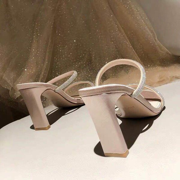 shoes gentlewomen high heeled sandals rhinestone slippers women summer heels slides foothold shoes open toe for black v9b5
shoes gentlewomen high heeled sandals rhinestone slippers women summer heels slides foothold shoes open toe for black v9b5