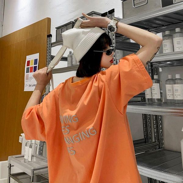 women's t-shirt 2021 summer letter printing short sleeve female student korean loose harajuku style kawaii clothes plus size, White
women's t-shirt 2021 summer letter printing short sleeve female student korean loose harajuku style kawaii clothes plus size, White