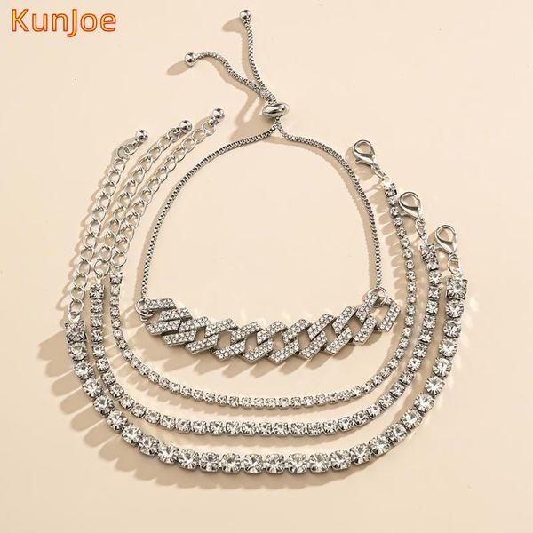 link, chain kunjoe cuban thick link bracelet punk luxury crystal bracelets for women men jewelry silver color rhinestone bangles bling, Black
link, chain kunjoe cuban thick link bracelet punk luxury crystal bracelets for women men jewelry silver color rhinestone bangles bling, Black