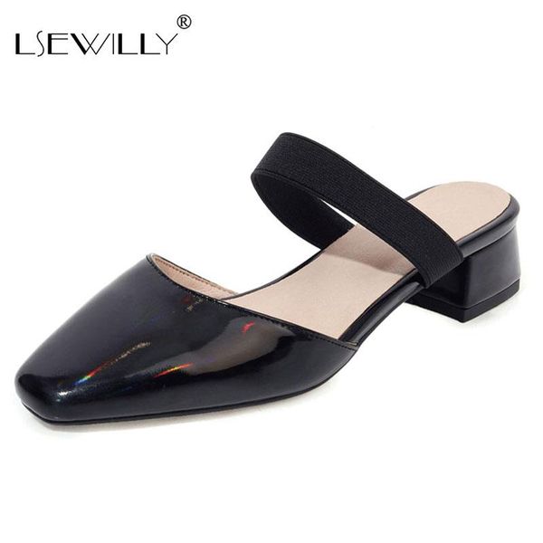 dress shoes lsewilly fashion square toe casual 2021 summer ladies heel mules comfortable women low heels pumps big size 31-48, Black
dress shoes lsewilly fashion square toe casual 2021 summer ladies heel mules comfortable women low heels pumps big size 31-48, Black