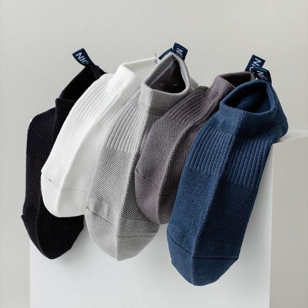 men's socks short boat mesh breathable solid color cotton heel cloth label trend thin sports, Black
men's socks short boat mesh breathable solid color cotton heel cloth label trend thin sports, Black