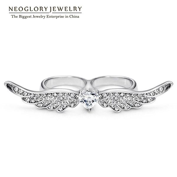 cluster rings neoglory brazil zircon rhinestone angle love for two fingers women wedding party fashion jewelry 2021 cle, Golden;silver
cluster rings neoglory brazil zircon rhinestone angle love for two fingers women wedding party fashion jewelry 2021 cle, Golden;silver