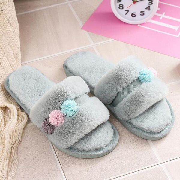 arrival women's furry slippers flip flops big fur fashion slides flat home zapat flower warm, Black
arrival women's furry slippers flip flops big fur fashion slides flat home zapat flower warm, Black