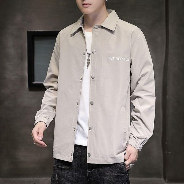 men's casual shirts suit and autumn jacket leisure handsome baseball spring korean fashion work clothes versatile, White;black
men's casual shirts suit and autumn jacket leisure handsome baseball spring korean fashion work clothes versatile, White;black
