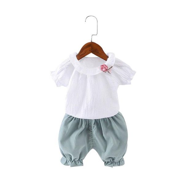summer baby girl bloomers two-piece short-sleeved sweet suits flowers 2pcs sets clothes clothing, White
summer baby girl bloomers two-piece short-sleeved sweet suits flowers 2pcs sets clothes clothing, White