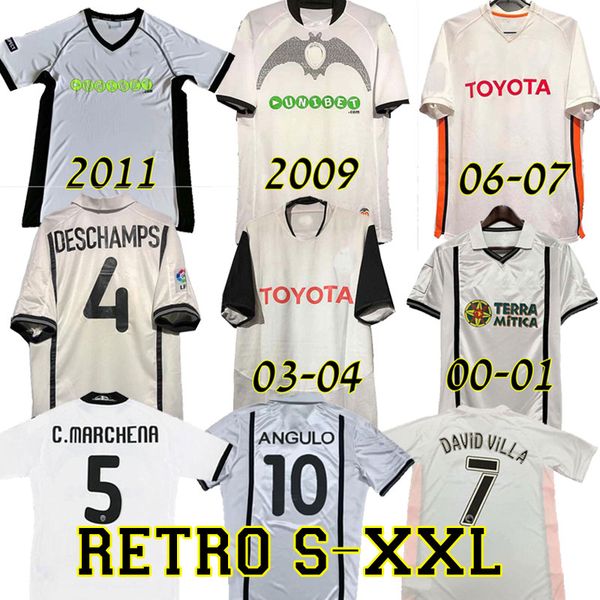 2001 valencia vicente mendieta mens retro soccer jerseys 10 11 silva 06 07 edu home white away black retro football shirt short sleeve 2009, Black;yellow
2001 valencia vicente mendieta mens retro soccer jerseys 10 11 silva 06 07 edu home white away black retro football shirt short sleeve 2009, Black;yellow