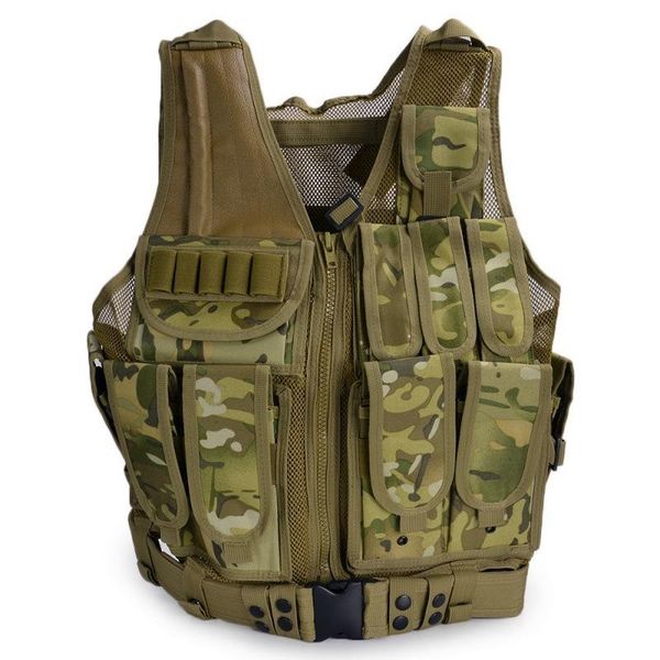 tactical vest molle modular utility mesh cs wargame hunting gear combat armor paintball military vests jackets, Camo;black
tactical vest molle modular utility mesh cs wargame hunting gear combat armor paintball military vests jackets, Camo;black