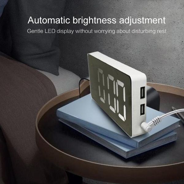 other clocks & accessories rectangle despertador digital led table clock snooze alarm hd mirror surface home office desk watch drop
other clocks & accessories rectangle despertador digital led table clock snooze alarm hd mirror surface home office desk watch drop
