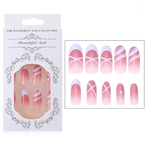20/24 pieces of detachable fake nails long ballerina oval head wearable press full coverage manicure tips1, Red;gold
20/24 pieces of detachable fake nails long ballerina oval head wearable press full coverage manicure tips1, Red;gold