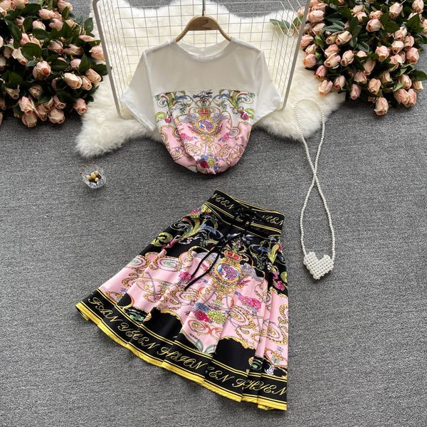 two piece dress female summer short-sleeved t-shirt female design, two-piece pg9t, White
two piece dress female summer short-sleeved t-shirt female design, two-piece pg9t, White