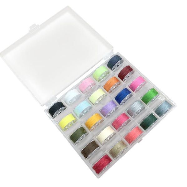 yarn 25pcs/set transparent bobbin storage box colorful plastic thread home multi-function sewing machine supplies, Black;white
yarn 25pcs/set transparent bobbin storage box colorful plastic thread home multi-function sewing machine supplies, Black;white