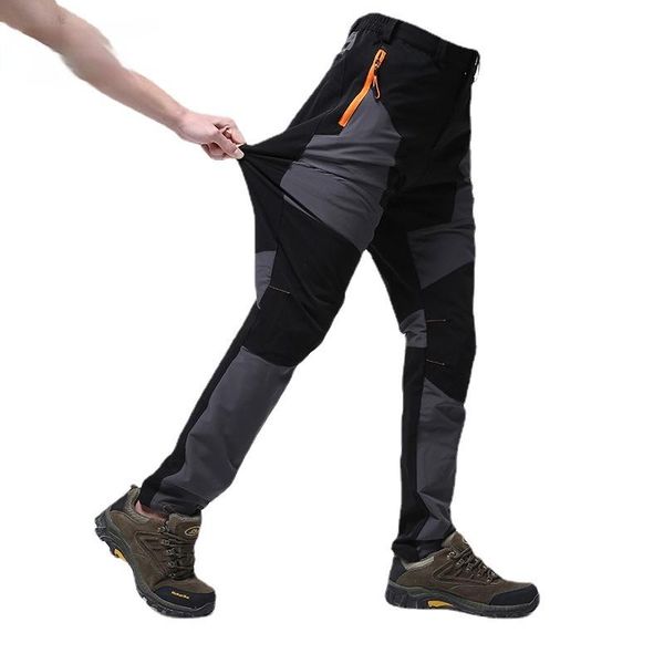 men's pants outdoor breathable tactical fishing hiking camping waterproof zipper pockets casual long trousers, Black
men's pants outdoor breathable tactical fishing hiking camping waterproof zipper pockets casual long trousers, Black