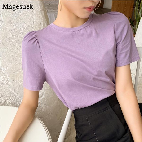 women's t-shirt puff short sleeve cotton woman t-shirts summer casual plus size white tee shirt femme fashion o-neck 10090
women's t-shirt puff short sleeve cotton woman t-shirts summer casual plus size white tee shirt femme fashion o-neck 10090