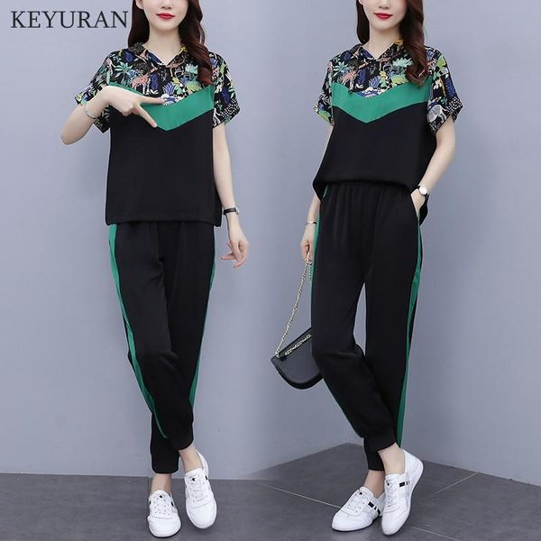 women's two piece pants plus size summer print patchwork 2 set women short sleeve o-neck pullover hooded + casual fashion tracksuit fe, White
women's two piece pants plus size summer print patchwork 2 set women short sleeve o-neck pullover hooded + casual fashion tracksuit fe, White