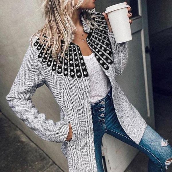 women's jackets women lady coat solid color stand collar long sleeve casual winter jacket for commute, Black;brown
women's jackets women lady coat solid color stand collar long sleeve casual winter jacket for commute, Black;brown