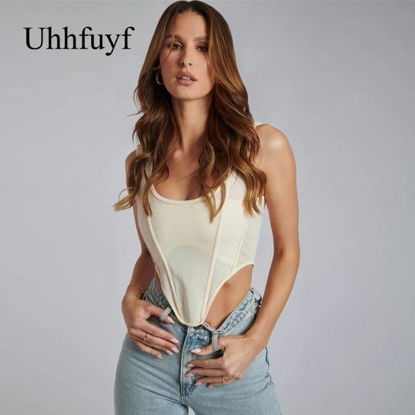 women's tanks & camis uhhfuyf 2021 summer ladies short vest fashion elegant slim fit irregular back zipper shirt casual simple, White
women's tanks & camis uhhfuyf 2021 summer ladies short vest fashion elegant slim fit irregular back zipper shirt casual simple, White