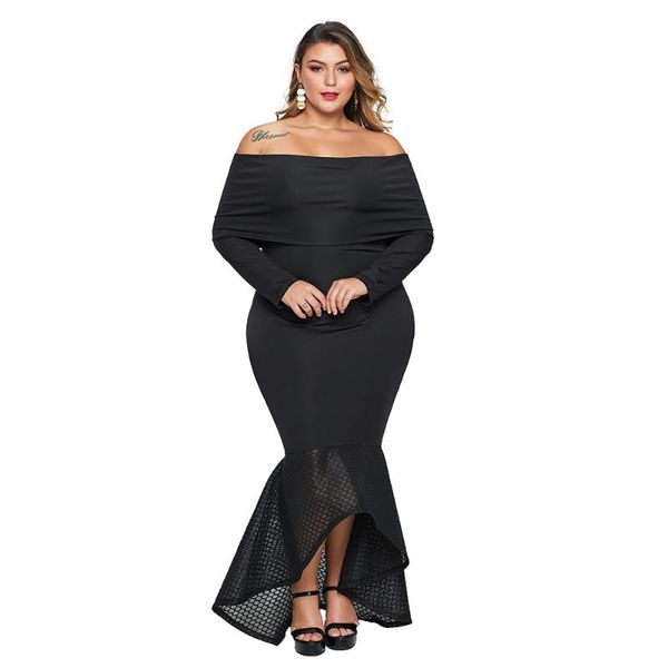 casual dresses plus size full sleeve trumpet dress for women slash neck elegant christmas floor-length mermaid solid color, Black;gray
casual dresses plus size full sleeve trumpet dress for women slash neck elegant christmas floor-length mermaid solid color, Black;gray