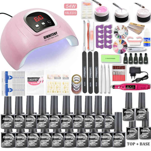 with 20/10 colors gel polish 54w/6w lamp dryer 20000rpm electric drill pedicure set nail art tools
with 20/10 colors gel polish 54w/6w lamp dryer 20000rpm electric drill pedicure set nail art tools