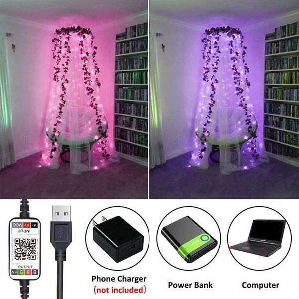 strings 2/5/10m bluetooth app control copper led string light waterproof for christmas tree decoration indoor and outdoor wedding party 
strings 2/5/10m bluetooth app control copper led string light waterproof for christmas tree decoration indoor and outdoor wedding party