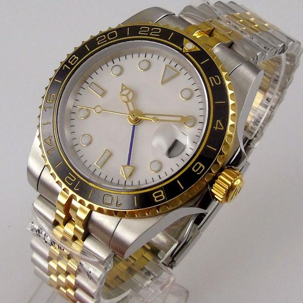 wristwatches design luxury men gmt automatic machinery watch 40mm ceramic bezel jubilee strap sapphire gold clock, Slivery;brown
wristwatches design luxury men gmt automatic machinery watch 40mm ceramic bezel jubilee strap sapphire gold clock, Slivery;brown