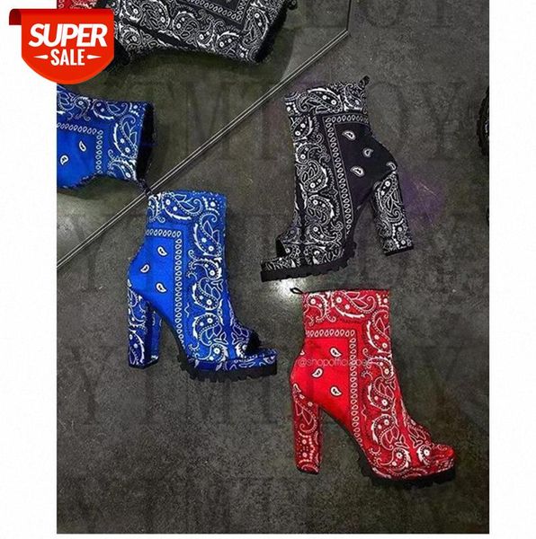 european and american large size high heels women trade fish mouth thick heel printed zipper satin fashion boots #sn2z, Black
european and american large size high heels women trade fish mouth thick heel printed zipper satin fashion boots #sn2z, Black