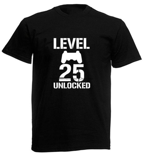 men's t-shirts level 25 t-shirt 25th birthday gifts presents for year old gamer son men, White;black
men's t-shirts level 25 t-shirt 25th birthday gifts presents for year old gamer son men, White;black
