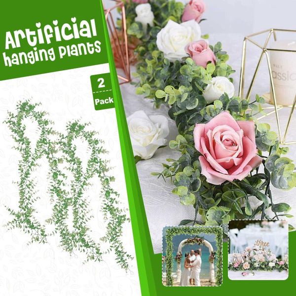 pack artificial garland for fake eucalyptu wedding arch wall decor plant silk leaf vines birthday party decorative flowers & wreaths
pack artificial garland for fake eucalyptu wedding arch wall decor plant silk leaf vines birthday party decorative flowers & wreaths
