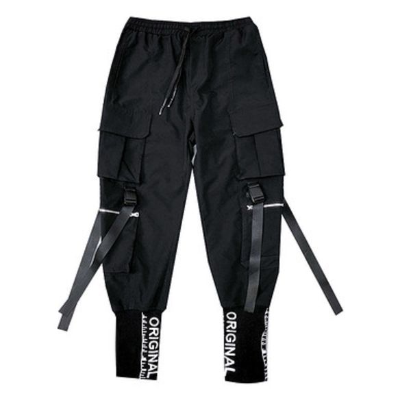 japanese fashion harajuku streetwear pants for men ribbon pockets cargo joggers techwear mens trousers hip hop, Black
japanese fashion harajuku streetwear pants for men ribbon pockets cargo joggers techwear mens trousers hip hop, Black