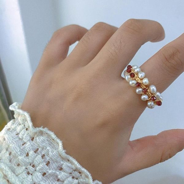 100% natural fresh water white pearl rings for women handmade vintage wedding personality ring fine jewellery cluster, Golden;silver
100% natural fresh water white pearl rings for women handmade vintage wedding personality ring fine jewellery cluster, Golden;silver