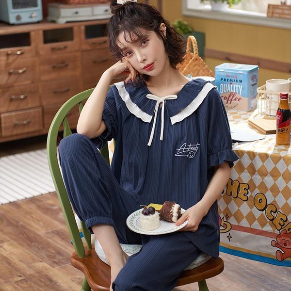 plus size 3 xl 4xl women sleepwear summer cotton pajamas set loose leisure short sleeve pant home wear tracksuit, Black;red
plus size 3 xl 4xl women sleepwear summer cotton pajamas set loose leisure short sleeve pant home wear tracksuit, Black;red